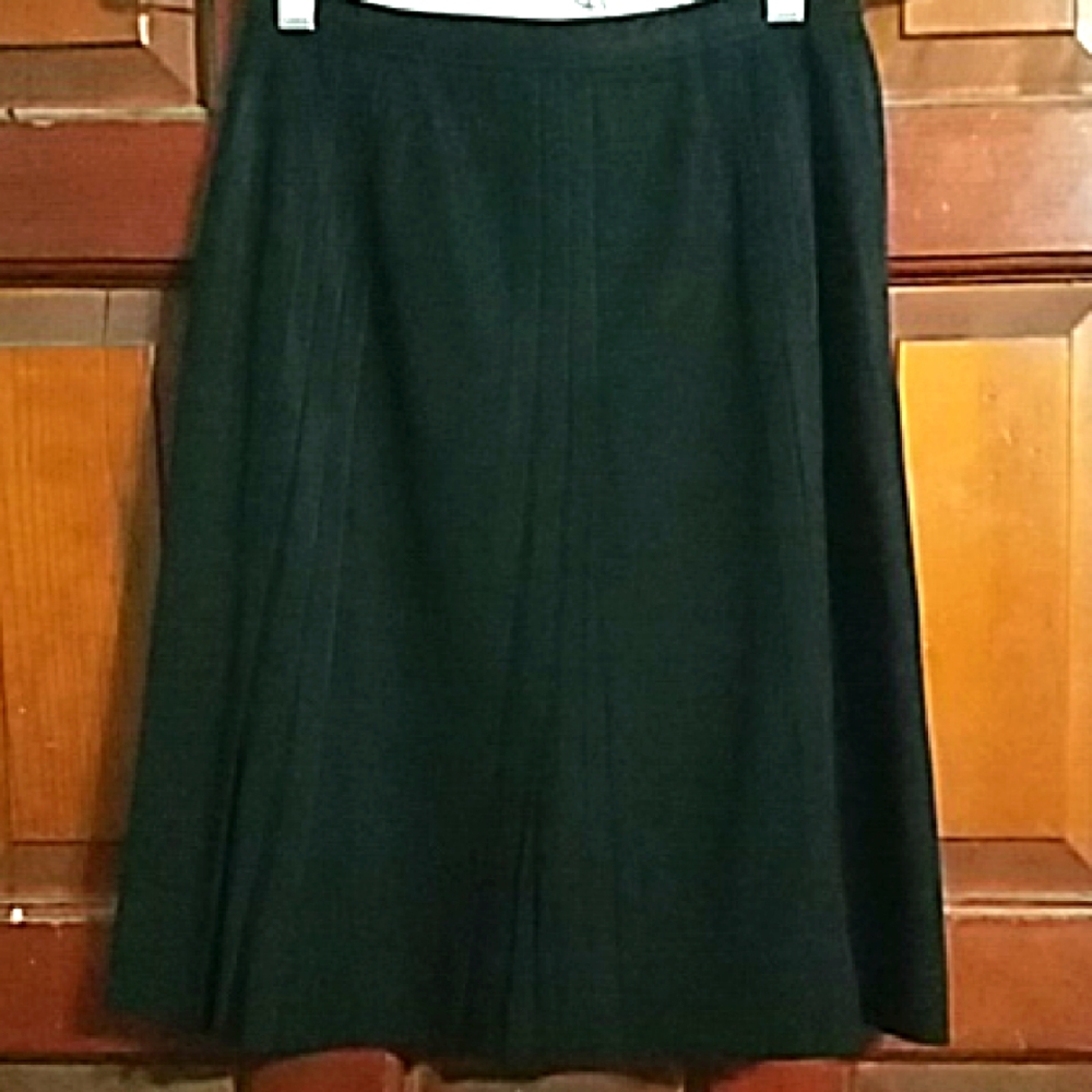 Vintage Sir For Her, Wool Pleated Skirt Knee Length, Size:2